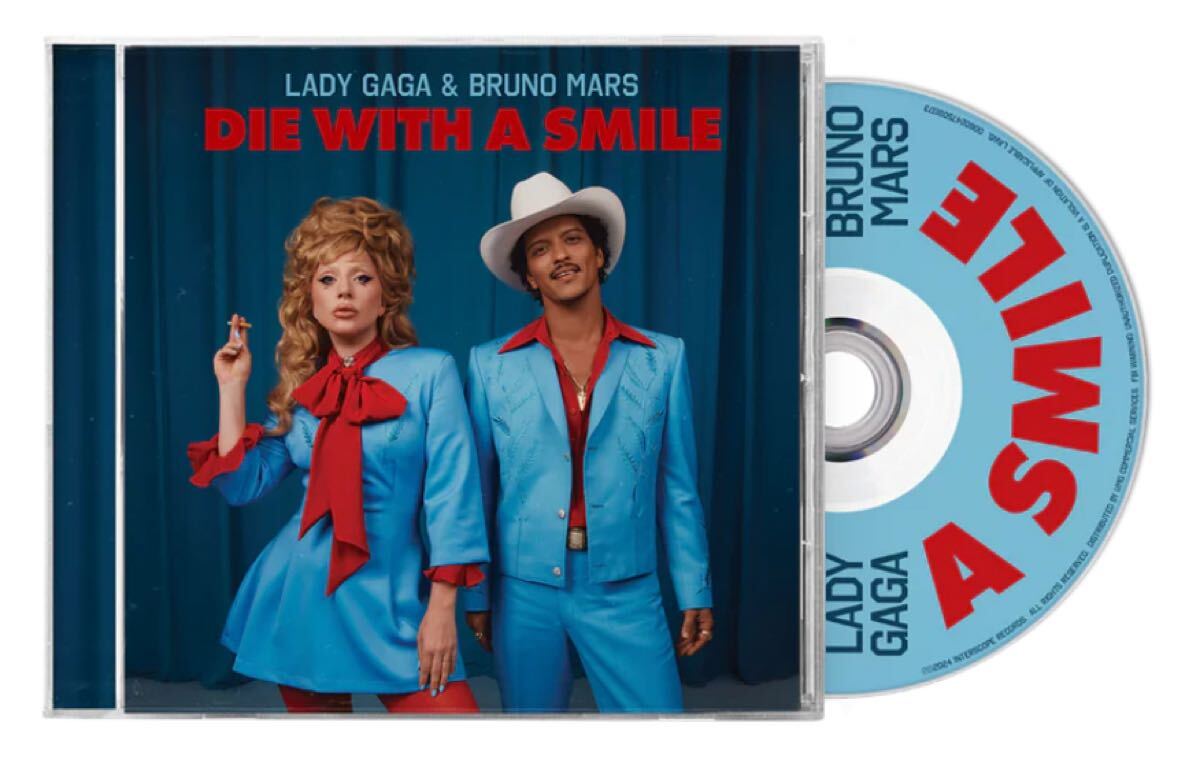 LADY GAGA BRUNO MARS CD DIE WITH A SMILE ブルーノマーズ レディーガガ拍卖