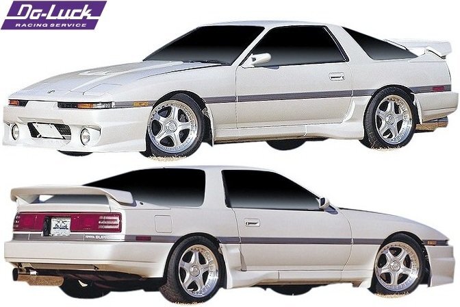 【M's】 70系 スープラ JZA70 Do-Luck サイドステップ 左右 T-1 FRP 未塗装 ドゥーラック エアロ パーツ 部品 Do Luck カスタム 20101拍卖