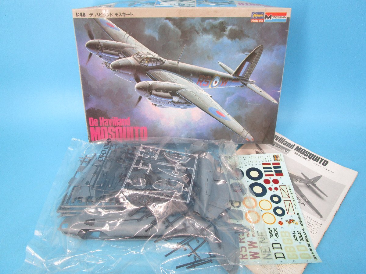 未使用 ハセガワ デ ハビランド モスキート HM9 航空機 偵察機 プラモデル 現状品 梱包方法A (山TRKP7拍卖