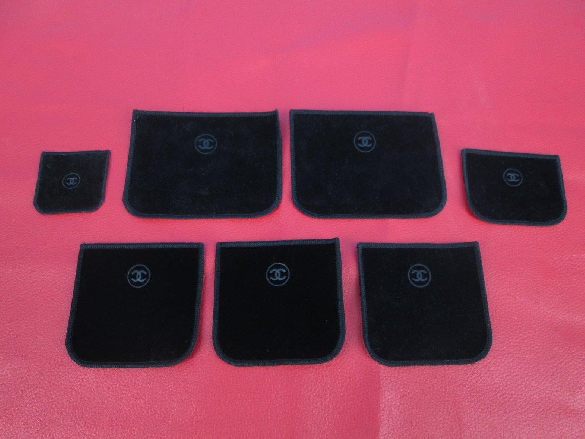 シャネル CHANEL コスメ 袋 チーク ファンデーション ミニ 袋 まとめて 現状品 梱包方法A (山KWES13拍卖