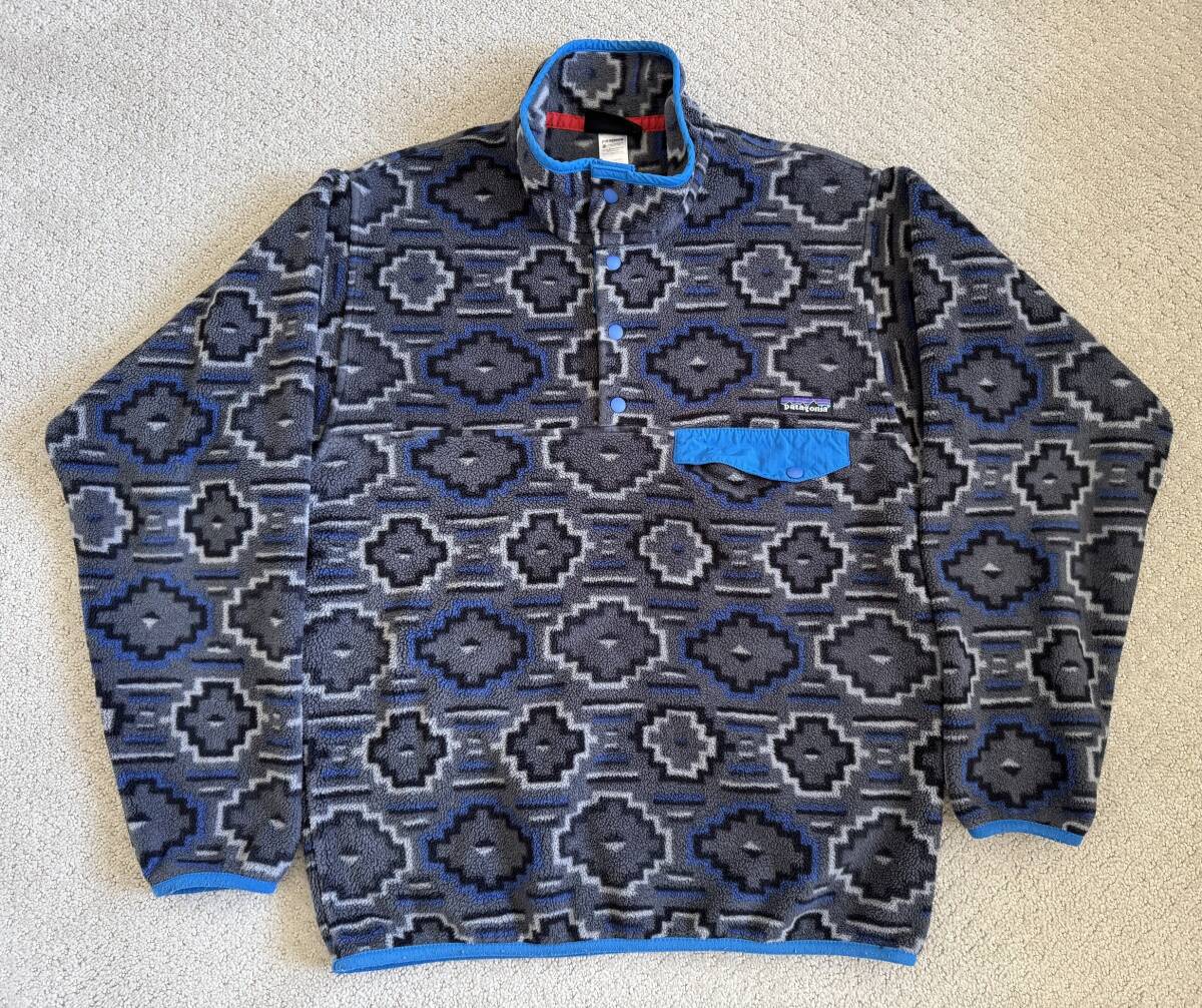 12年製 Patagonia パタゴニア シンチラスナップT 総柄 サイズ S (2-10)拍卖