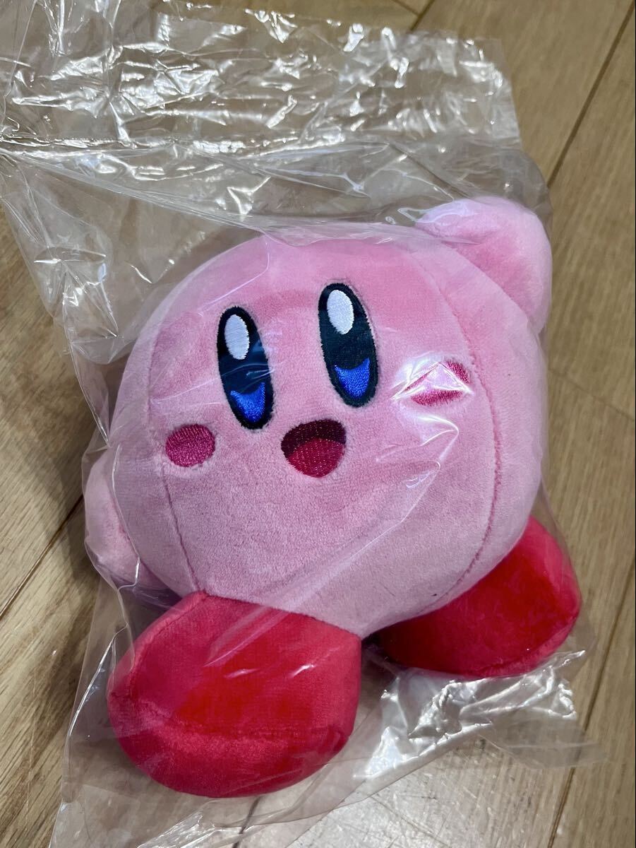 星のカービィもっちりぬいぐるみ3 えがお プライズ品 新品タグ付き未開封 ビニール入り拍卖