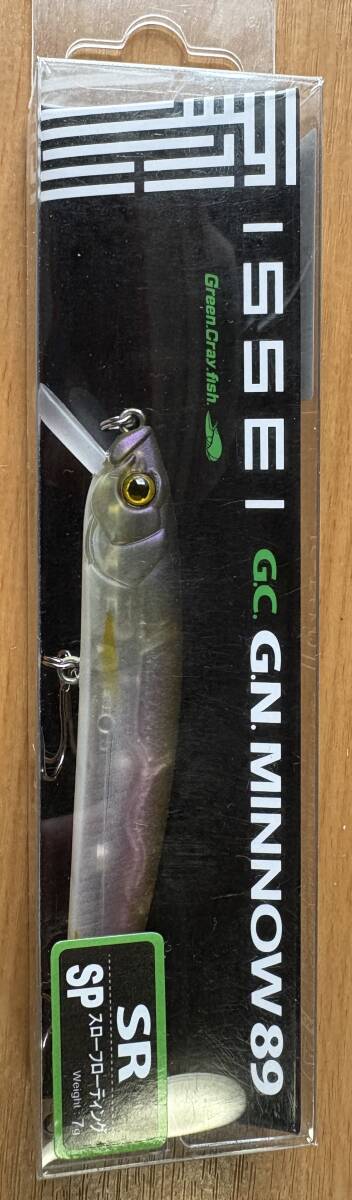 issei G.C.G.N. MINNOW 89 SR-SP クリアワカサギ 未使用新品 一誠 村上晴彦 ミノー拍卖