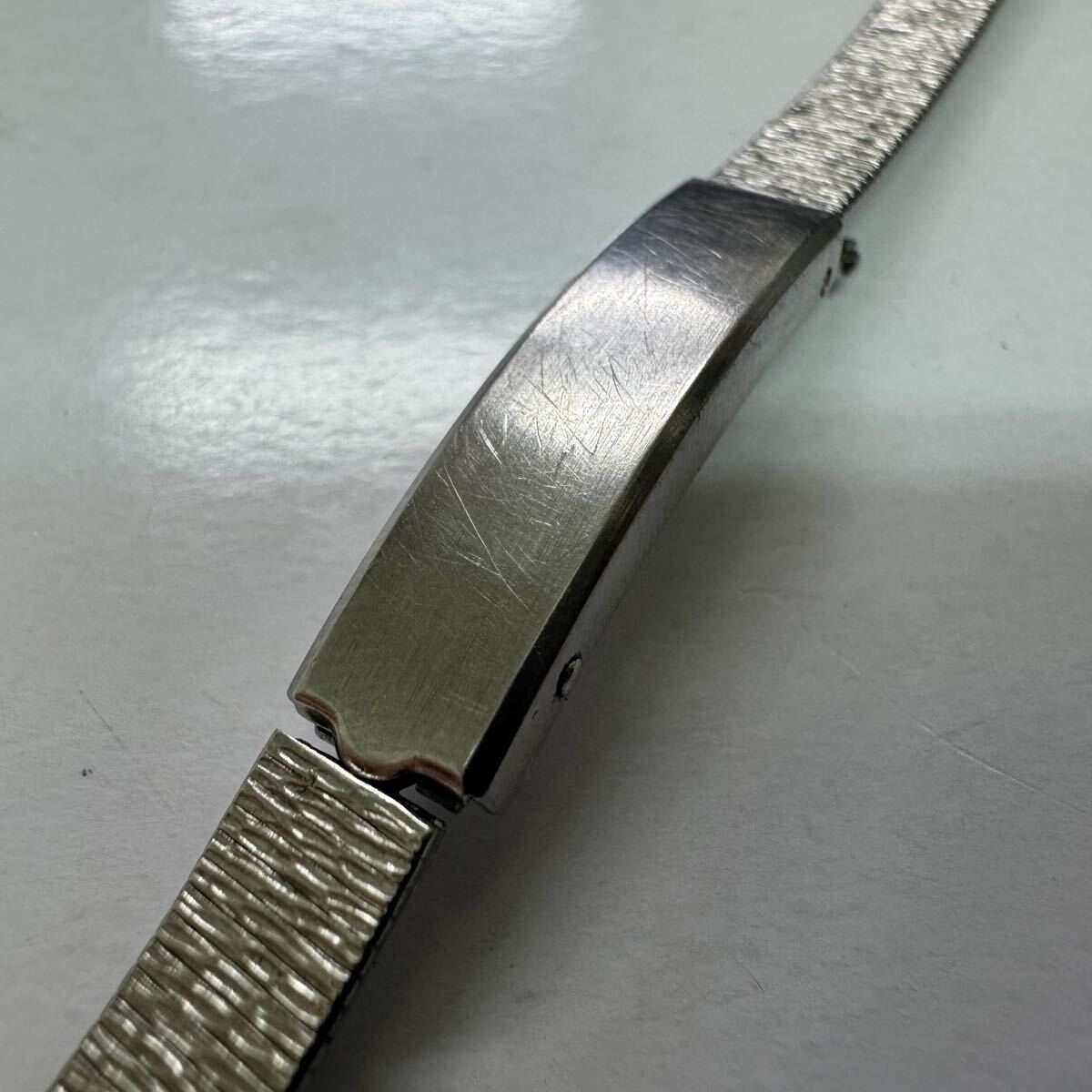 BAMBI 腕時計のベルト 7mm幅用 中古 バンビ ブレス バンド ベルト ステンレスベルト ブレスレット stainless steel watch band 125-99拍卖