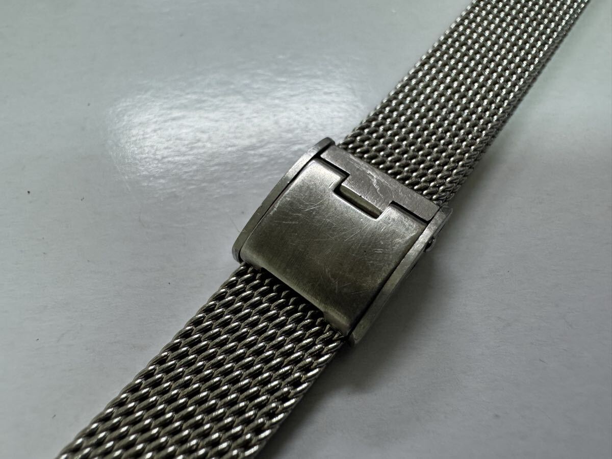 BAMBI 腕時計のベルト 10mm幅用 中古 バンビ ブレス バンド ベルト ステンレスベルト ブレスレット stainless steel watch band 128-2拍卖
