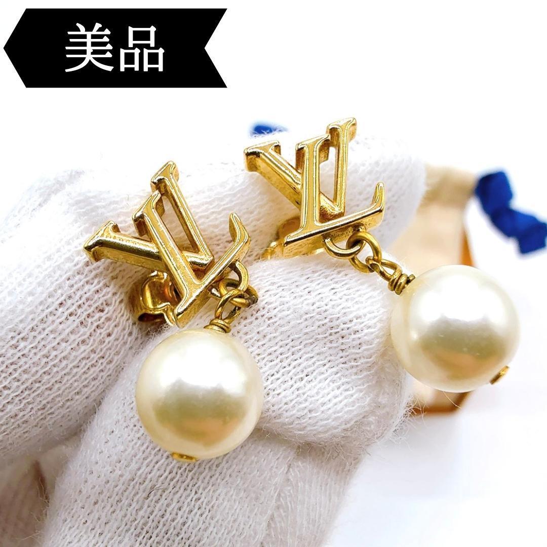 ◇ルイヴィトン◇M01585/LV/アイコニック/ルイザ/ピアス/ゴールド拍卖