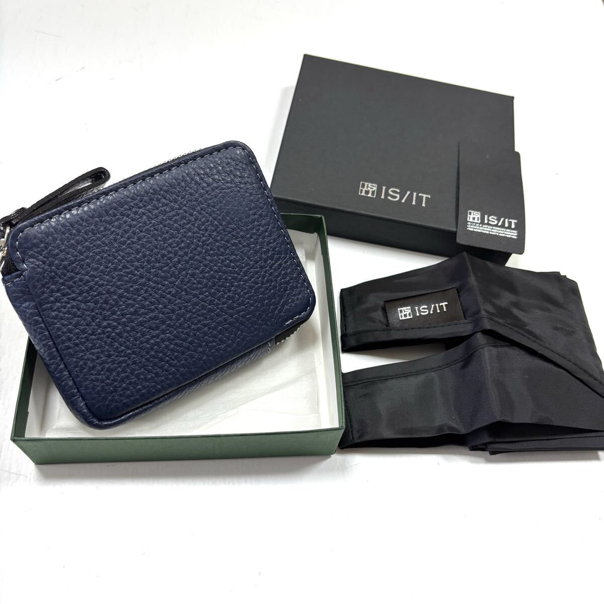 新品 IS /IT イズイット コンパクト 財布 エコバッグ付き コン 967001拍卖