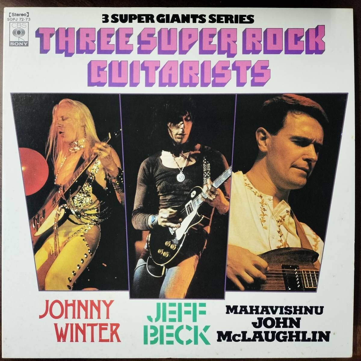 21937 ★盤未使用に近い JOHNNY WINTER JEFF BECK JOHN McLAUGHLIN/3 SUPER GIANTS SERIES 2枚組拍卖