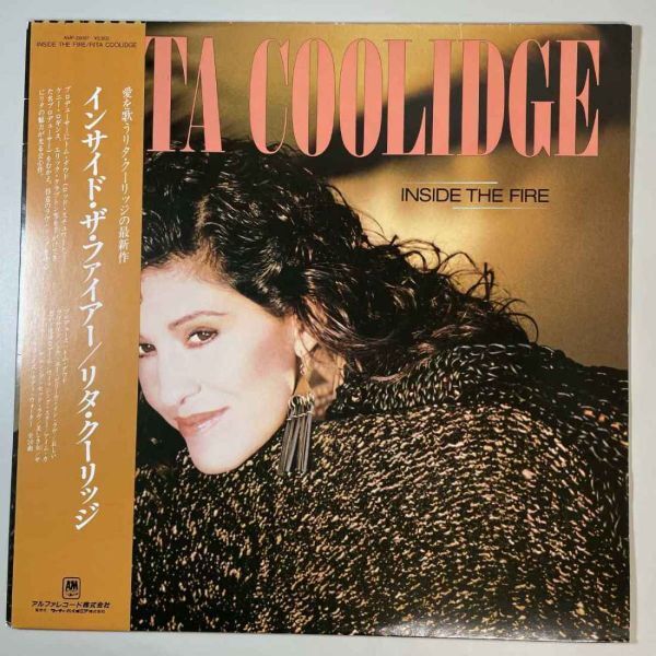 32768★美盤【日本盤】 Rita Coolidge / Inside The Fire ※帯付き*やや反り有拍卖