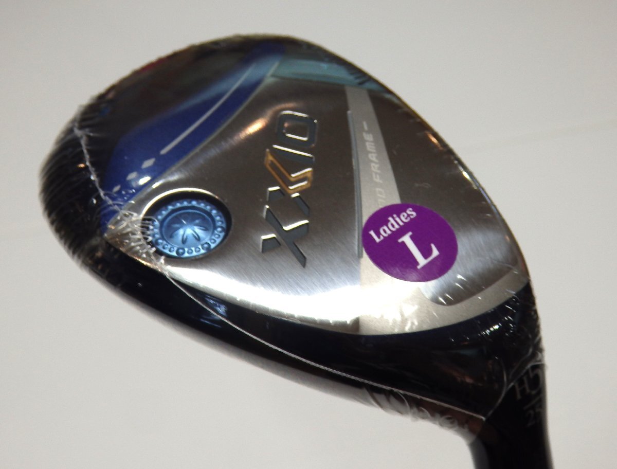 値下げ 新品 XXIO13 レディス ブルー ハイブリッド 5番 25度 L シャフト 送料無料(北海道、沖縄を除く)拍卖