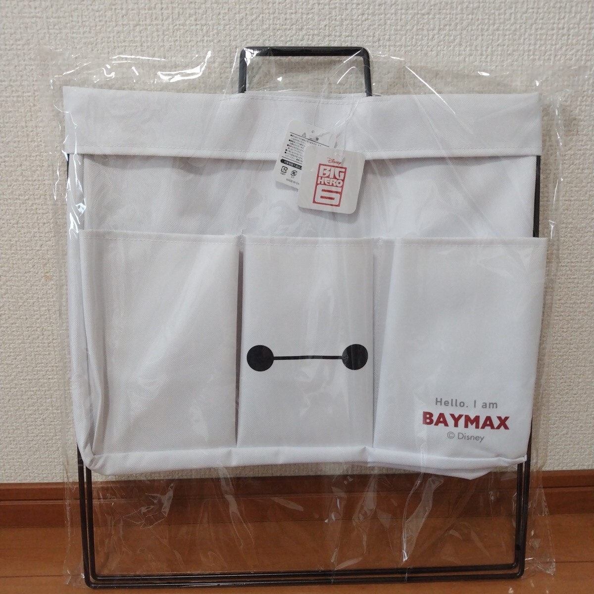 ベイマックス ポケット付き収納ボックス マガジンラック BAYMAX タグ付き Disney ディズニー 収納BOX ★非売品・新品・未開封★拍卖