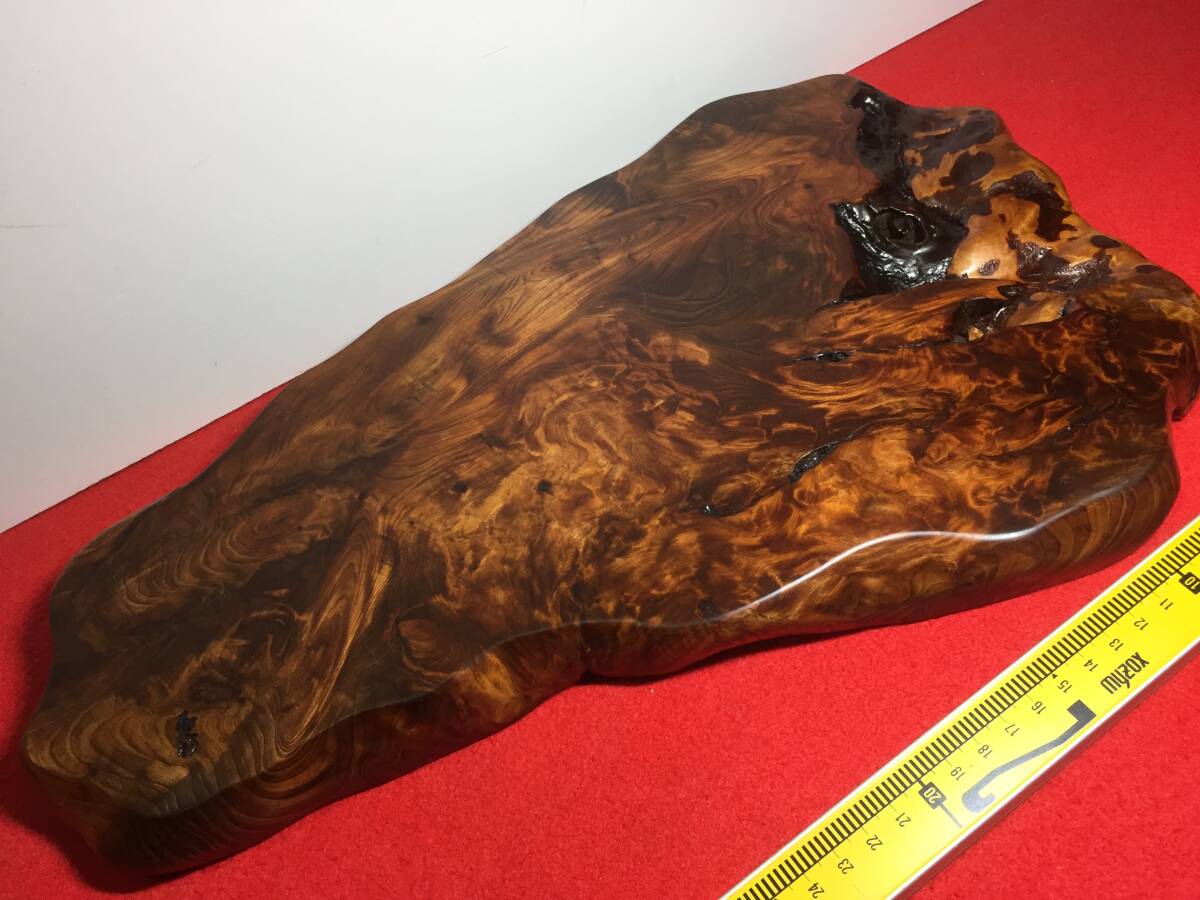 敷台3118 銘木屋久杉工芸品 インテリア家具 世界遺産 花台拍卖