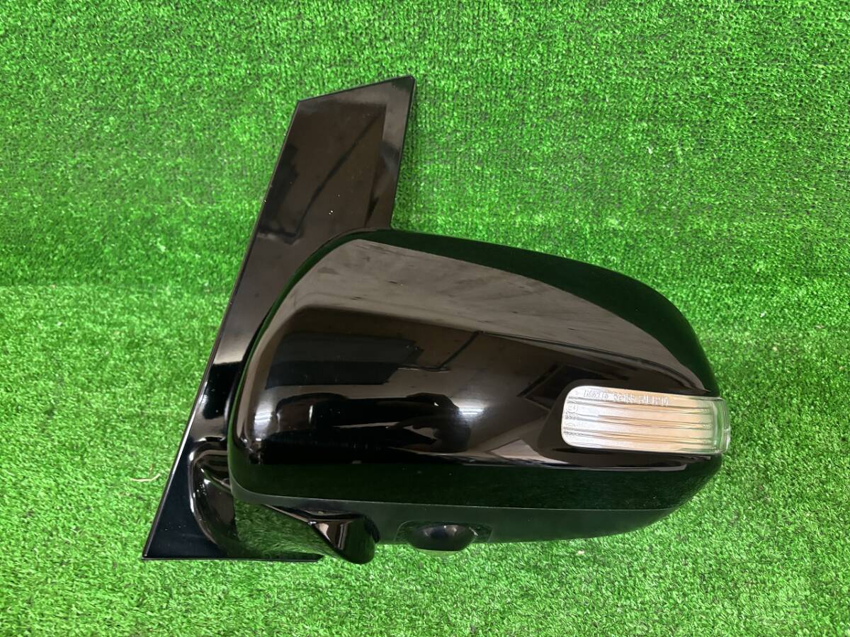 ★☆アルファード ヴェルファイア ANH20/ANH25/GGH20/GGH25 純正左ドアミラー カメラ付 黒202 16ピン☆★拍卖