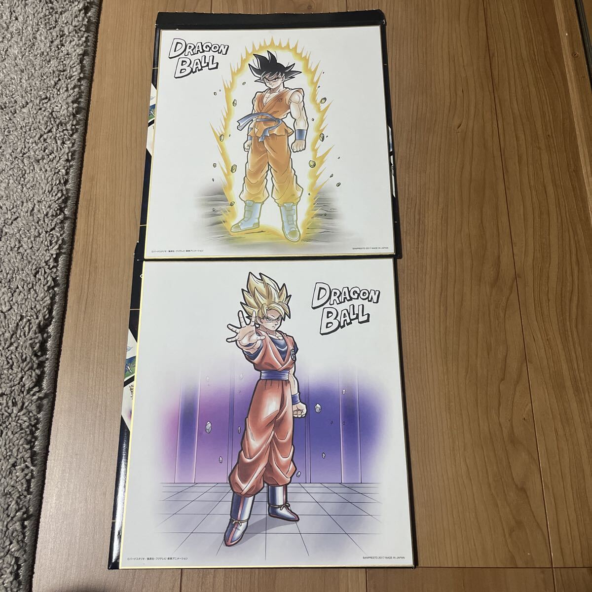 【1円スタート】ドラゴンボール超 最強の戦士達 色コレ 色紙 孫悟空 2枚セット拍卖