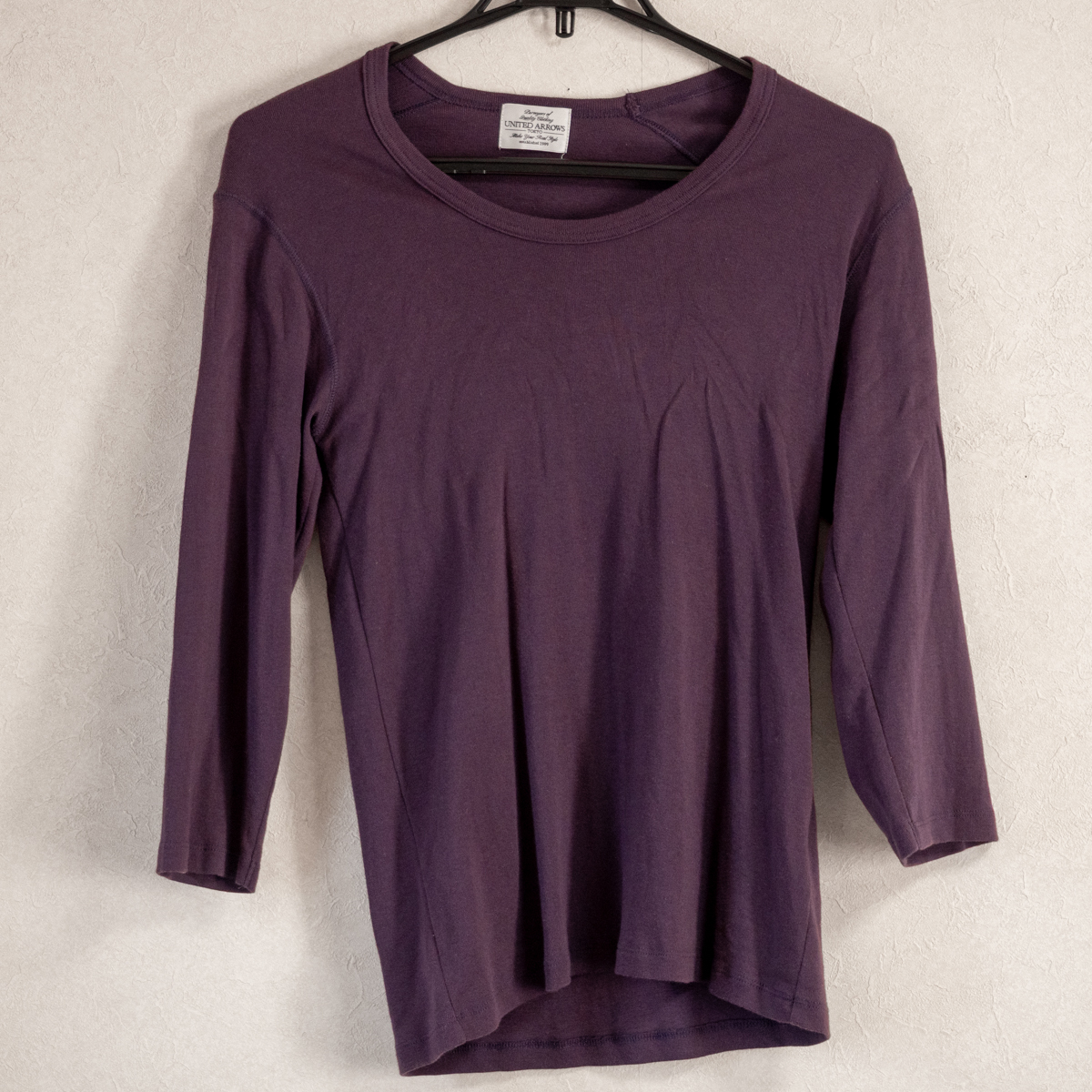 UNITED ARROWS ユナイテッドアローズ Uネック 七分袖 カットソー拍卖