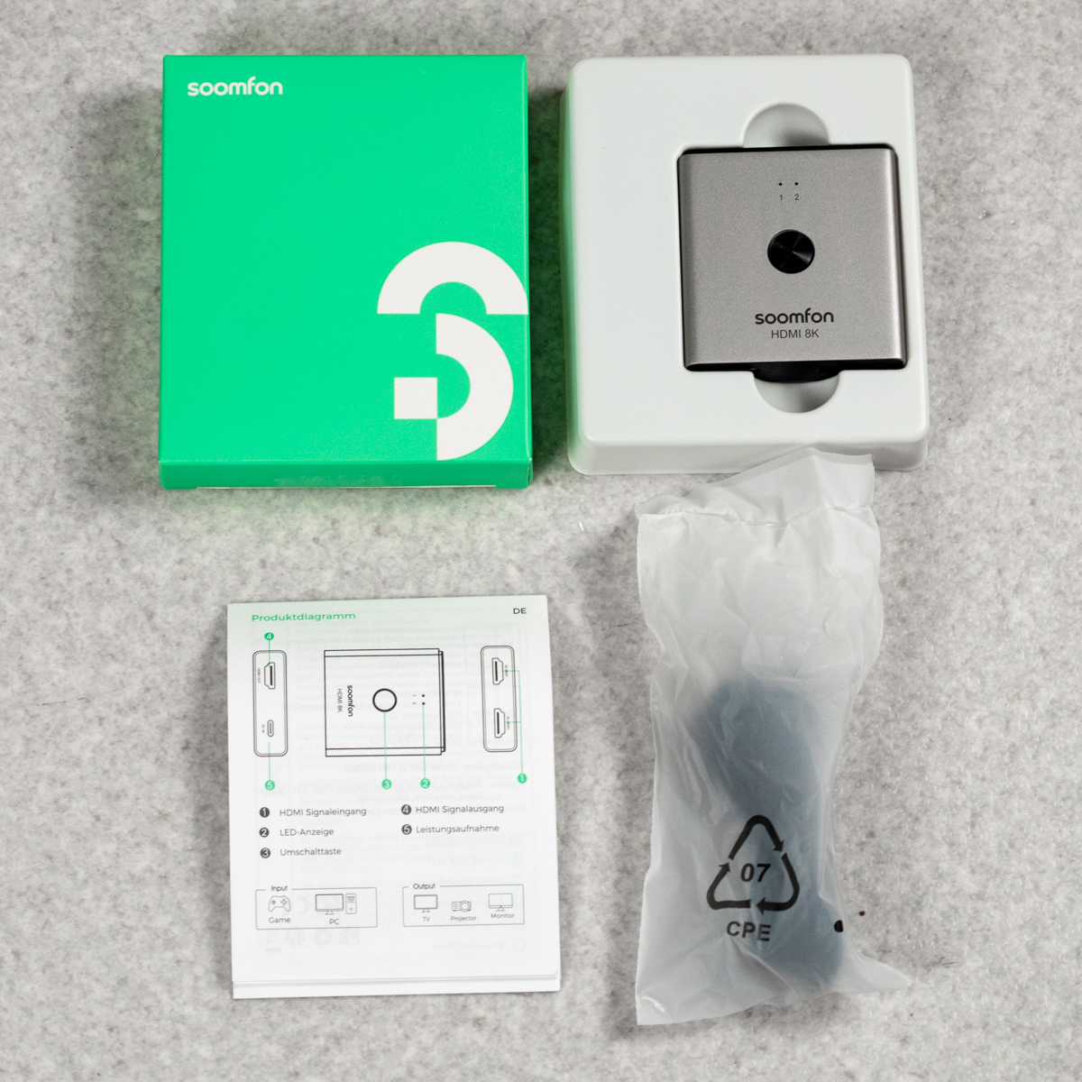 SOOMFON HDMI 切替器 分配器 セレクター 高品質拍卖