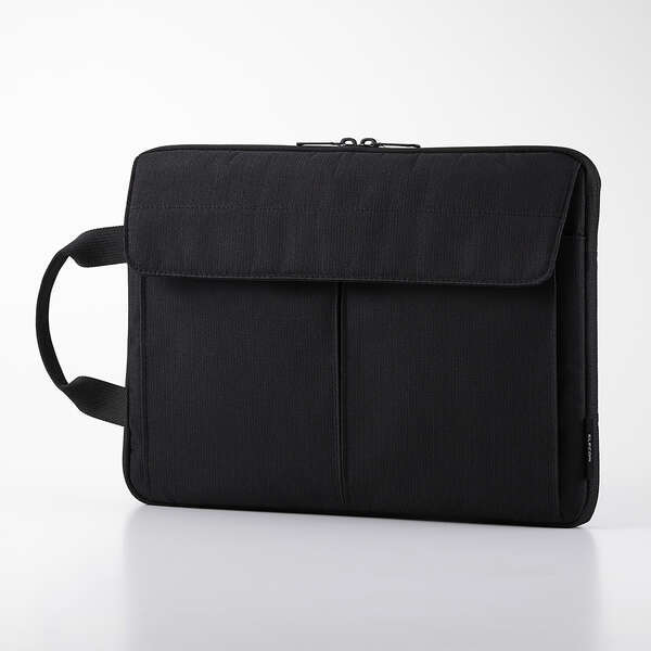 インナーバッグ 13.3インチまでのノートPCを収納可能 ワンタッチで開けられる面ファスナー式で2つの仕分けポケットを装備: BM-IBHP13BK拍卖