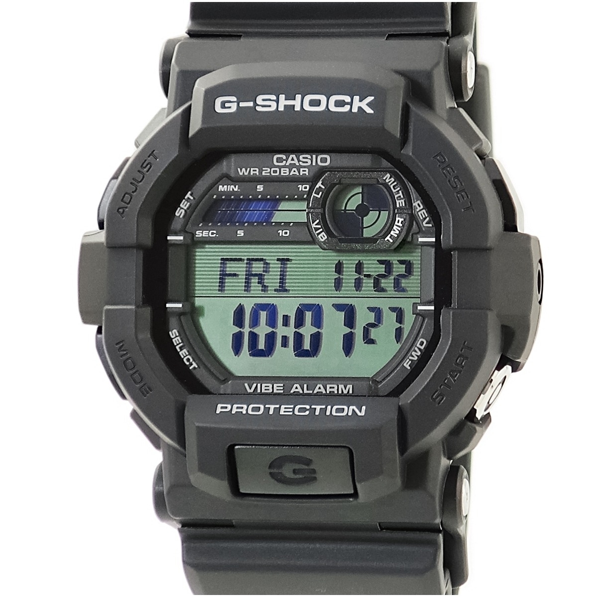 カシオ G-SHOCK GD-350-1CDR 新品未使用 Gショック デジタル 耐衝撃 防水 バイブレーション ブラック クオーツ拍卖