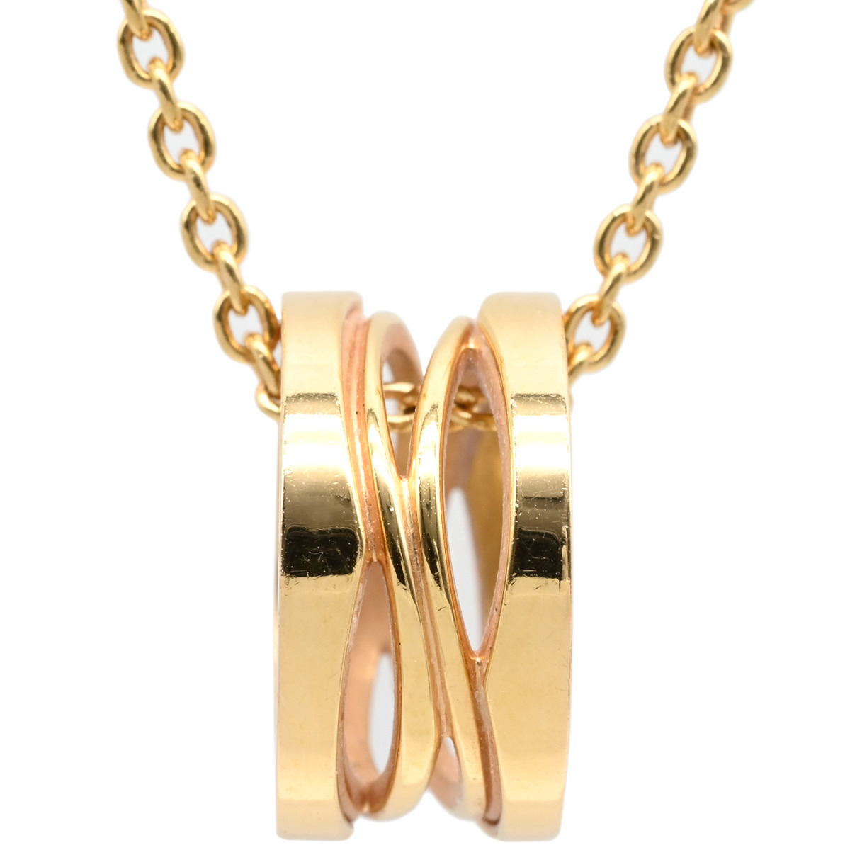 ブルガリ ネックレス ビーゼロワン レジェンド ネックレス K18PG ゴールド B-zero1 ペンダント 18K 750PG 中古拍卖