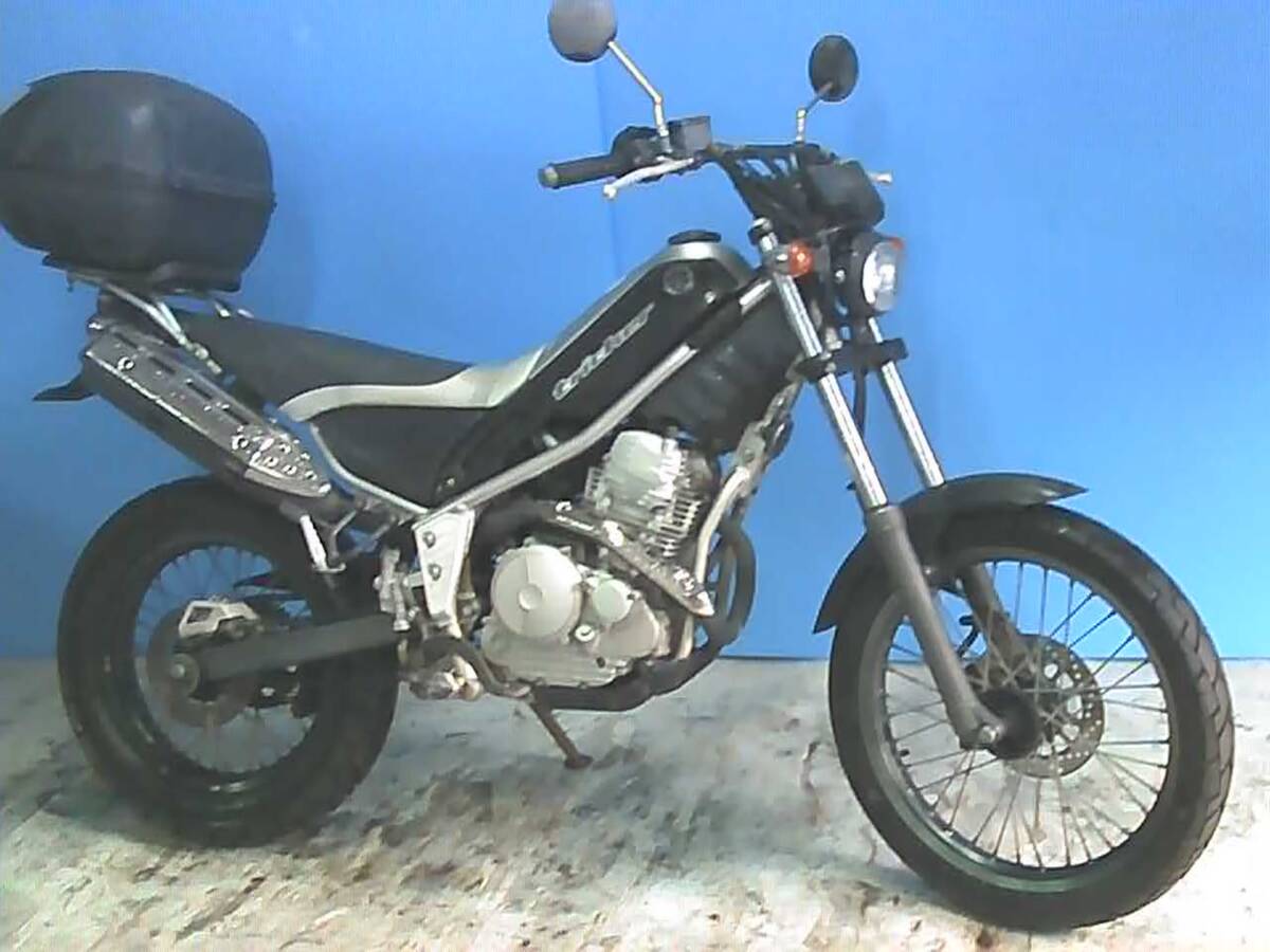 YAMAHA トリッカー 黒/銀 エンジン始動動画 自賠責保険で乗れます 半額配送キャンペーン 現状渡し諸経費¥0- 横浜 P-Yard 045-507-6300拍卖