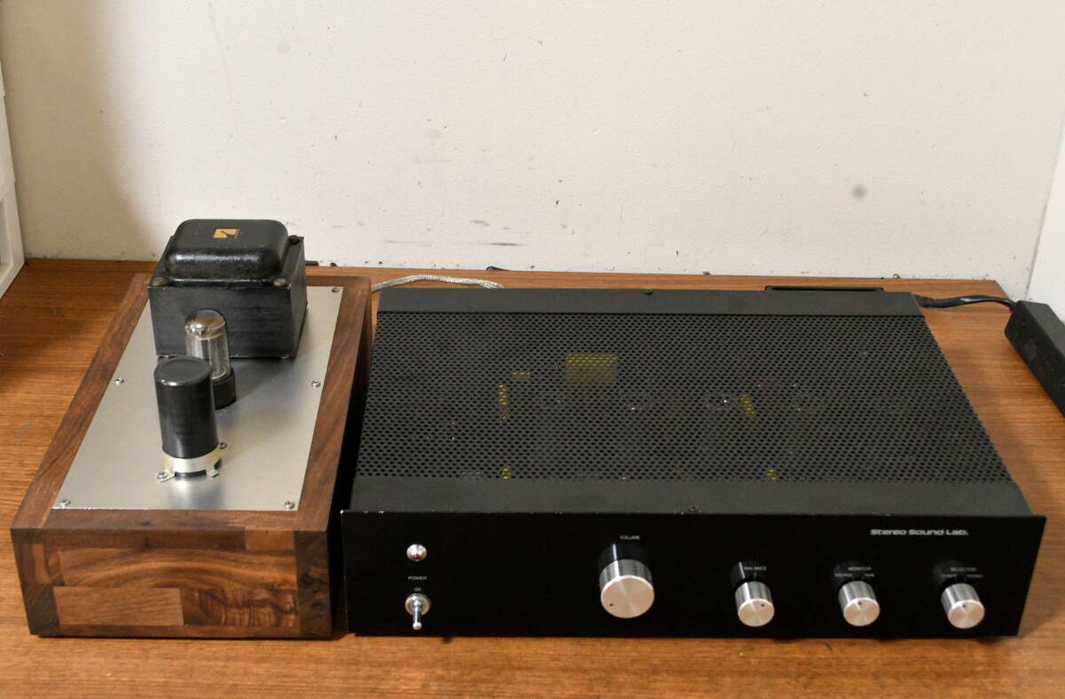 STEREO SOUND LAB 真空管式のプリアンプ フォノステージ付き 動作良好拍卖