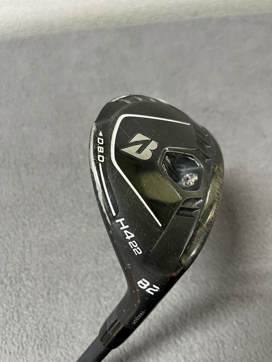 ★⑦中古 ブリヂストン ツアーB B2 H4ユーティリティー 22° 純正シャフト ディアマナBS50h【SR】拍卖