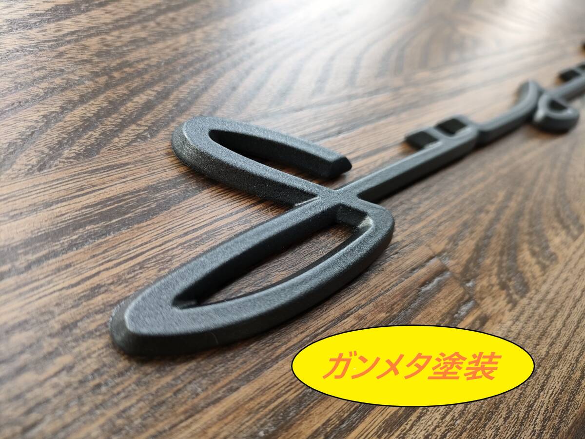 ◇ガンメタ塗装 SUZUKI 筆記体 エンブレム◇拍卖