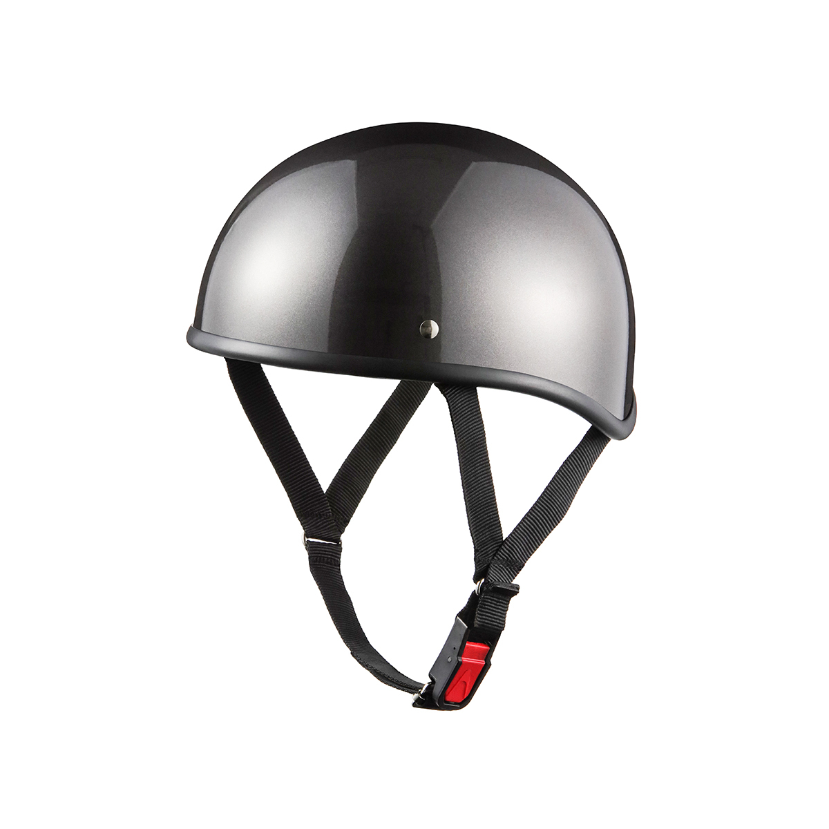 バイク用ヘルメット ダックテール ガンメタリック 半ヘル 新品 SG規格・PSCマーク取得 バイクパーツセンター拍卖