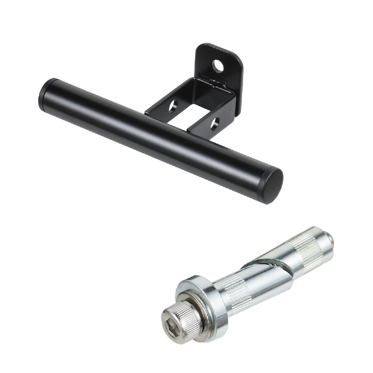 マルチバーホルダーステムクランプタイプ ロング ブラック クランプバーマルチバーホルダーステムマウントキット(Φ13~14)拍卖