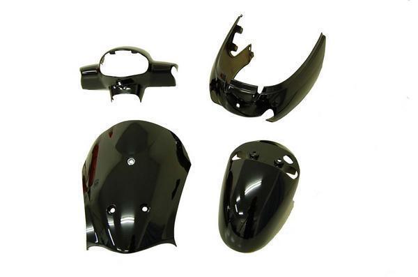 スズキ レッツ4 CA41A CA45A 外装セット 黒 ブラック 新品 バイクパーツセンター拍卖