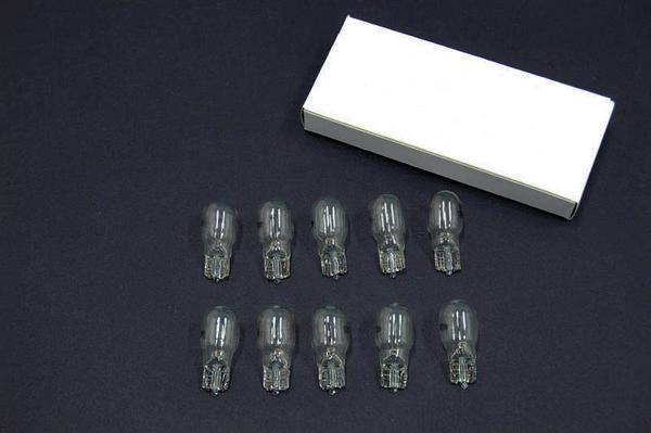 ウェッジ球 T13 12V10W クリア 10個セット 新品 バイクパーツセンター拍卖