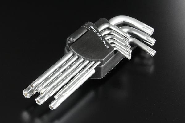 ヘクスローブレンチ トルクスレンチ 9本セット L型 バイクパーツセンター拍卖