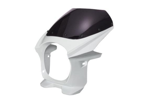 汎用 ビキニカウル φ180 白 パールホワイト 新品 フロントカウル 外装 バイクパーツセンター拍卖