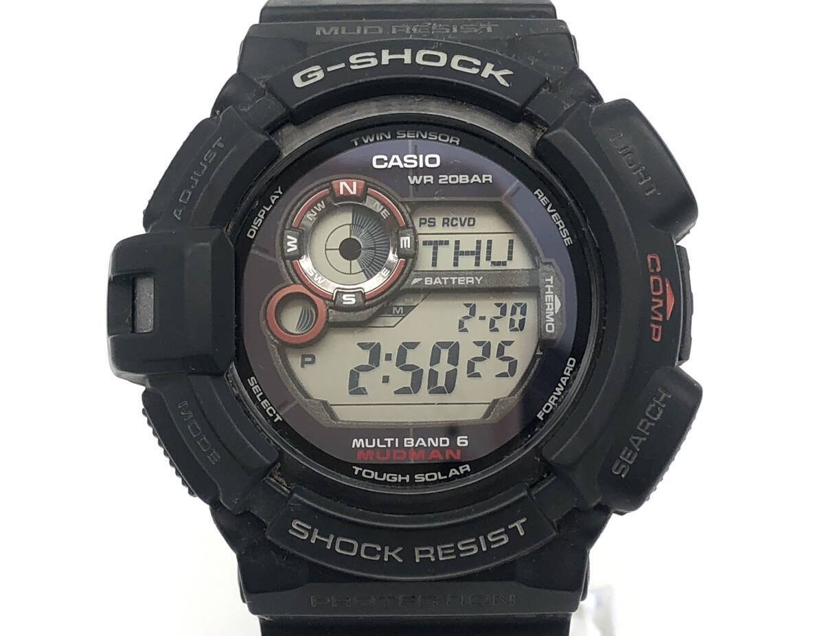 G-SHOCK Gショック GW-9300-1JF MASTER OF G MUDMAN マッドマン 電波ソーラー タフソーラー マルチバンド6 カシオ 腕時計 稼働品拍卖
