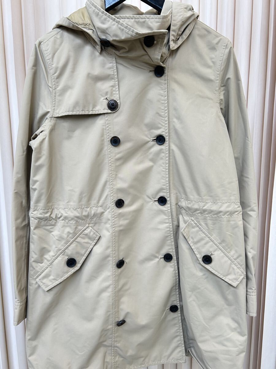 ★即決★ノースフェイス THE NORTH FACE ナイロン フーデッドコート トレンチコート レディース NYJ2HG31★85(M)★ベージュ★拍卖