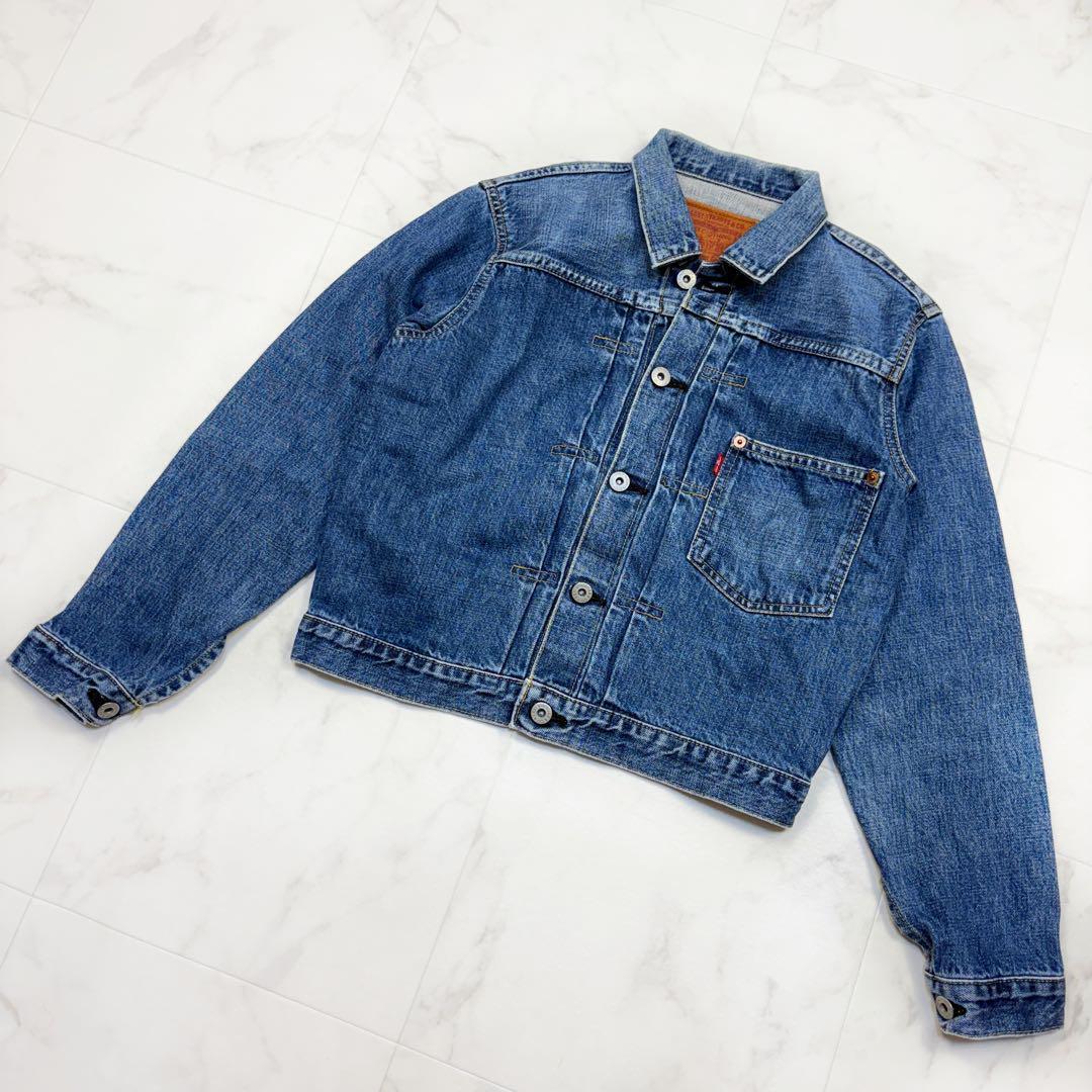 リーバイス 1st モデル 71506 日本製 96年 XS シンチバック ビックE ボタン裏J09 ドーナツボタン 復刻 小さいサイズ 拍卖