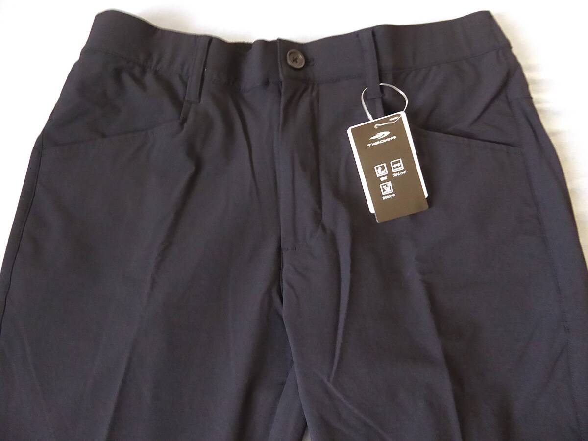 TIGORA GOLF ティゴラ ゴルフ 撥水 ストレッチ UVカット クロップド テーパード ゴルフパンツ L 黒 拍卖