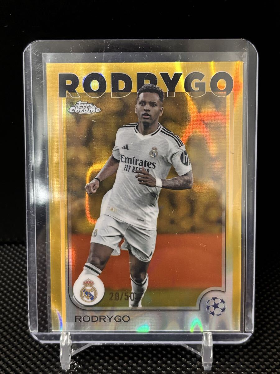 【50枚限定】 2024-25 ToppsChrome UCC Rodrigo ロドリゴ レアル・マドリード拍卖