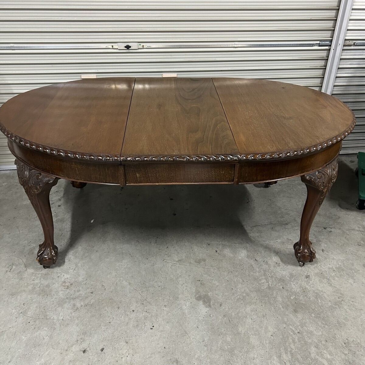 ウィンドアウトテーブル 拡張テーブル ダイニングテーブル 伸長テーブル マホガニー材 1920年代 パレット発送拍卖