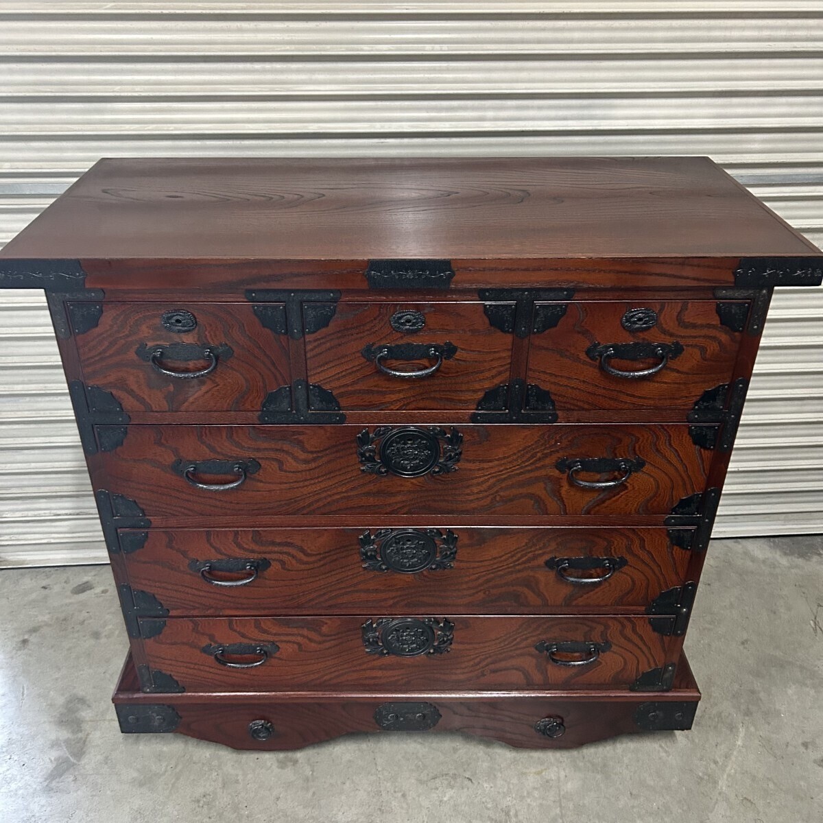 筑後民芸 車箪笥 時代箪笥 整理箪笥 箪笥 4段箪笥 チェスト 和箪笥 伝統工芸 欅 和家具 和モダン 古民家 レトロ拍卖