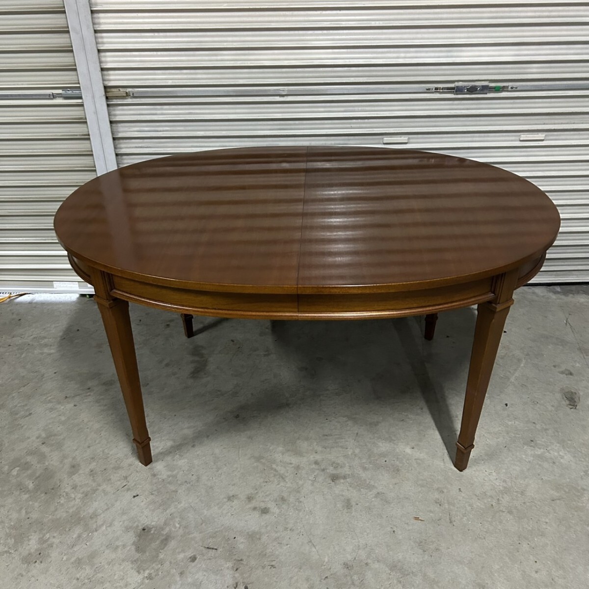 DREXEL HERITAGE ドレクセルヘリテイジ Triune トライユン ダイニングテーブル 伸縮板3枚付き ダイニングテーブル ラウンドテーブル 食卓拍卖