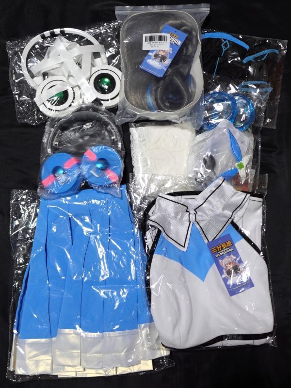 【ウィッグ付】洛天依(ルオ・テンイ)コスプレ 衣装 Lサイズ フルセット 中国ボカロ VOCALOID ボーカロイド コスチューム ハロウィン拍卖