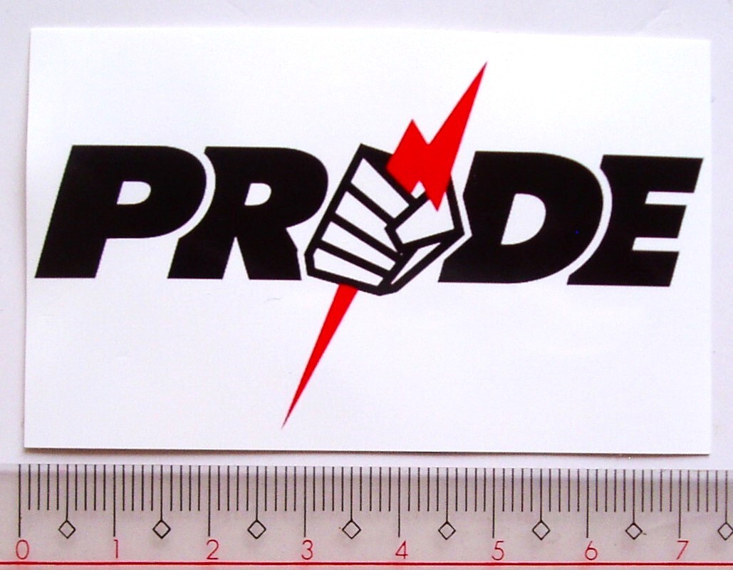 ステッカー☆PRIDE プライド ロゴマークシール①◆アントニオホドリゴノゲイラ イゴールボブチャンチン 桜庭和志 ヴァンダレイシウバ拍卖