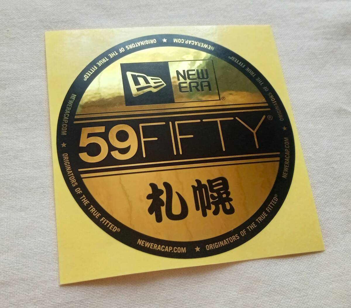 非売品☆ニューエラ ステッカー シール 札幌 SAPPORO キャップ NEW ERA ノベルティー 企業ロゴ拍卖