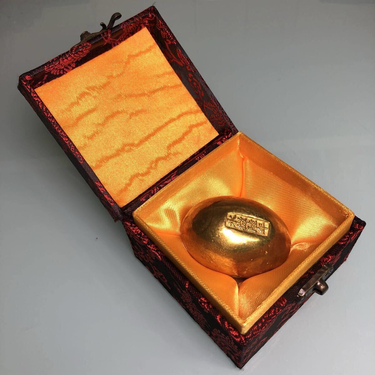 古銭 金卵 金錠 金塊 金庫 金貨 大唐永徽六年造 長安府 福金 開運金元寶 金錠インゴット 金運UP!逸品 美品レア商売繁盛へ 御金匠作 拍卖