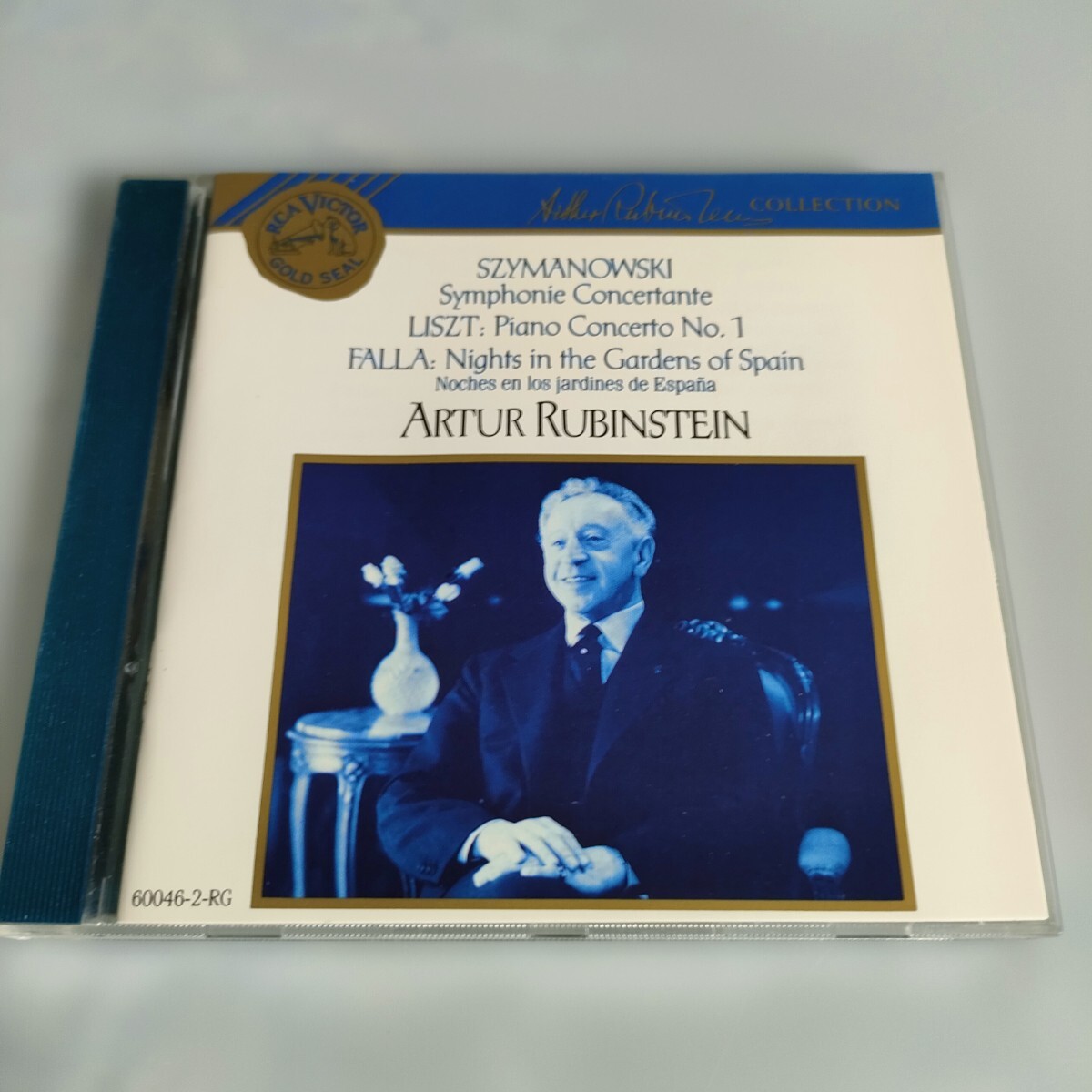 CD RCA 輸入盤 米国盤 ルービンシュタイン リスト:ピアノ協奏曲第1番&ファリャ:「スペインの庭の夜」即決 送料込み拍卖