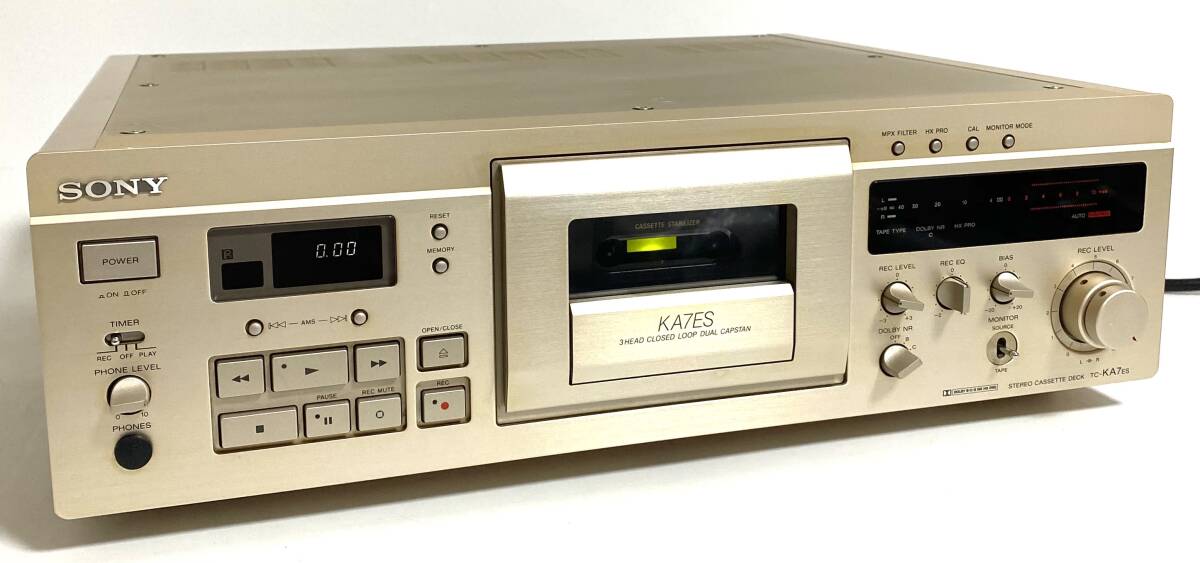 【ジャンク】SONY ソニー TC-KA7ES ドルビーNR S搭載3ヘッドシングルカセットデッキ Cassette deck I250917拍卖