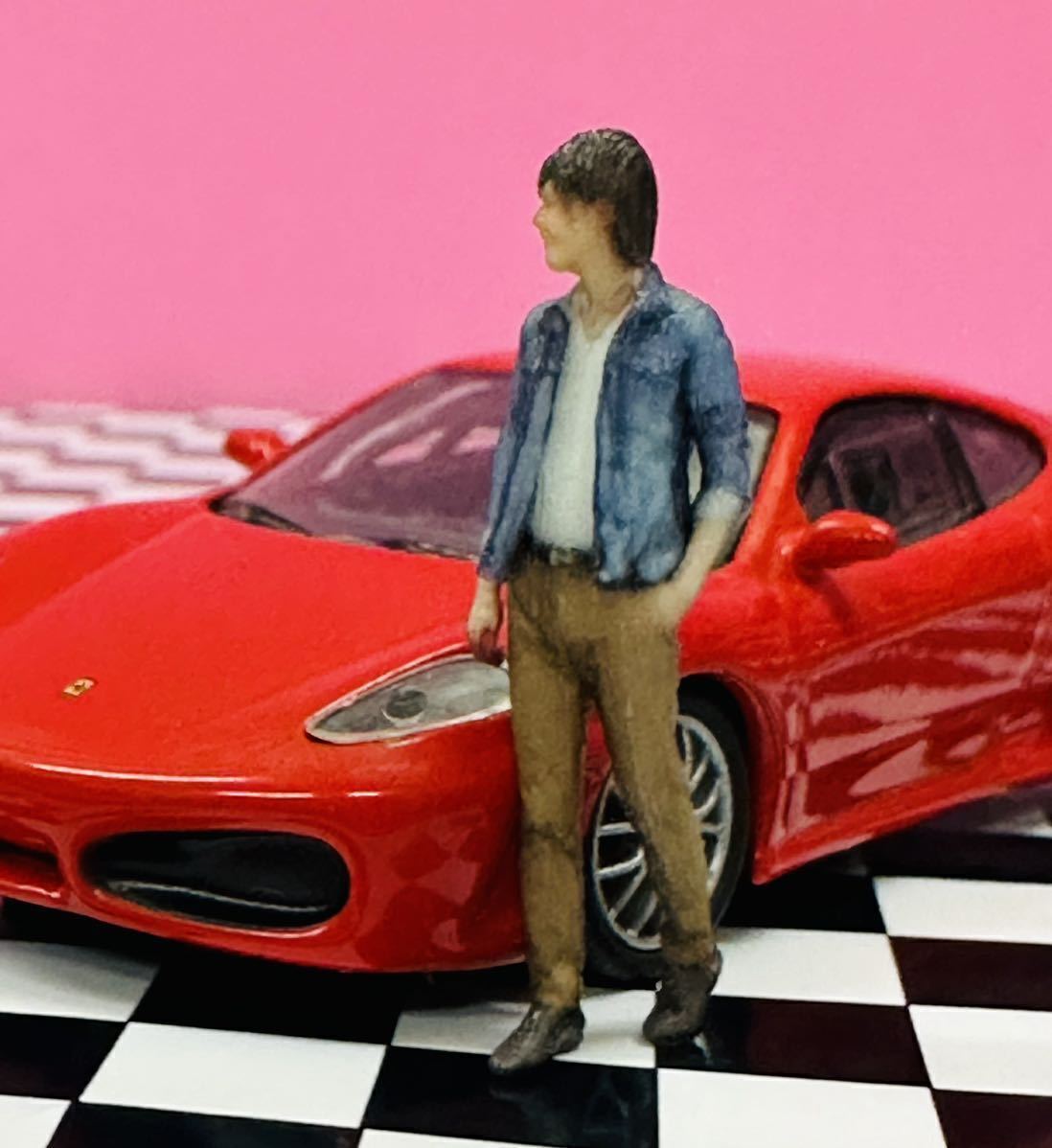 87-2★1/64★リアルフィギュア★フィギュア★ミニチュアイメージ★ミニカーに★ジオラマに★完成品★塗装済完成品★彩色済み★ミニチュア拍卖