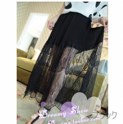 未使用 発表会 イベント フリ- F ロング スカ-ト (SKN9116)拍卖