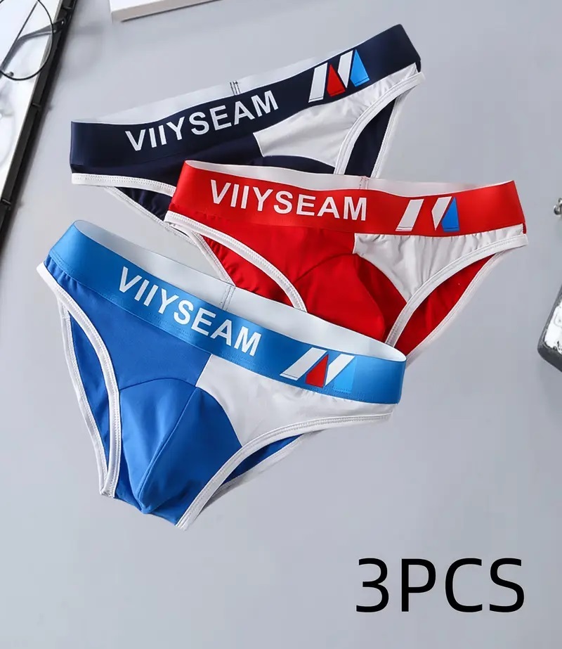 3枚セット スタイリッシュなメンズブリーフ タグ2XL(78日本人サイズM相当)未使用拍卖